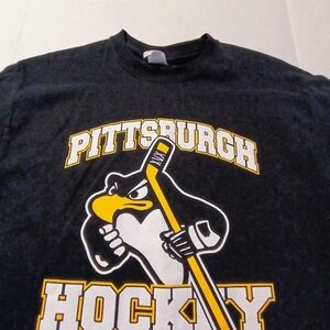 Gildan Black Pittsburgh Hockey Tee
